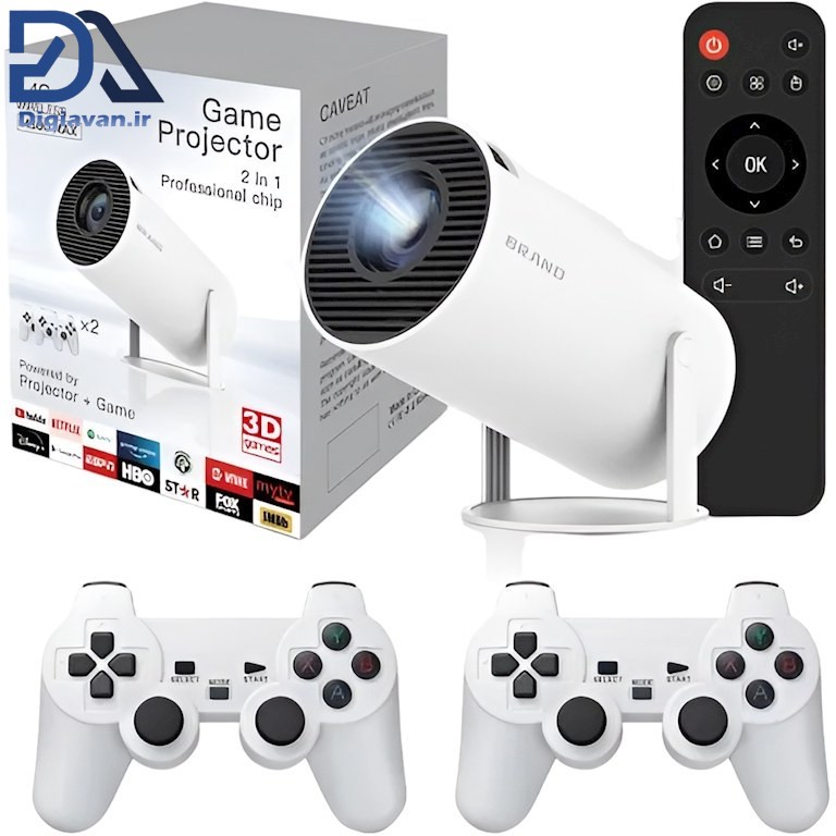 گیم ویدئو پروژکتور هوشمند اندروید مدل M300 Max